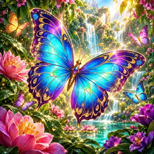 Butterfly Staxx slot cover with nature theme